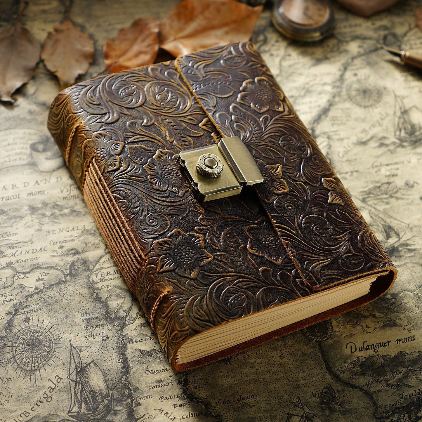 Vintage Journal Notebook | Password Protected | Premium