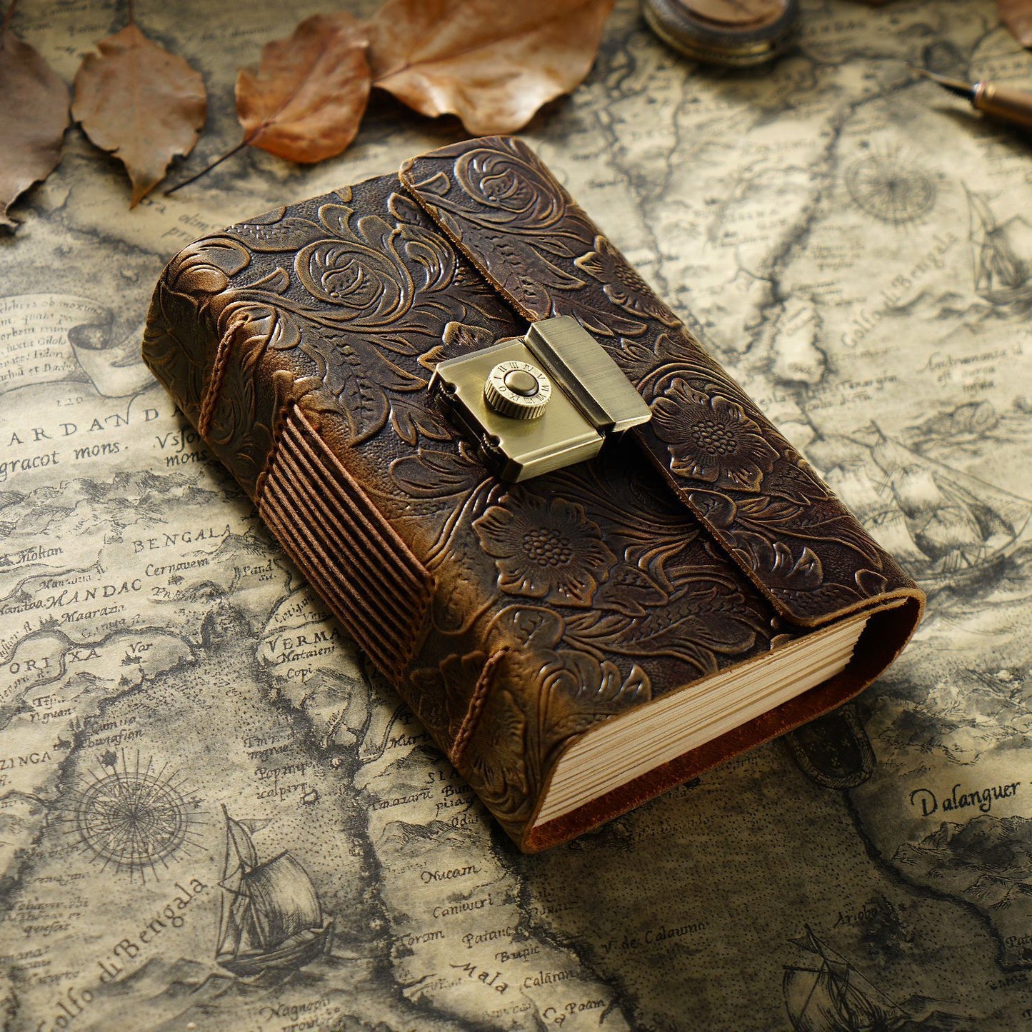 Vintage Journal Notebook | Password Protected | Premium