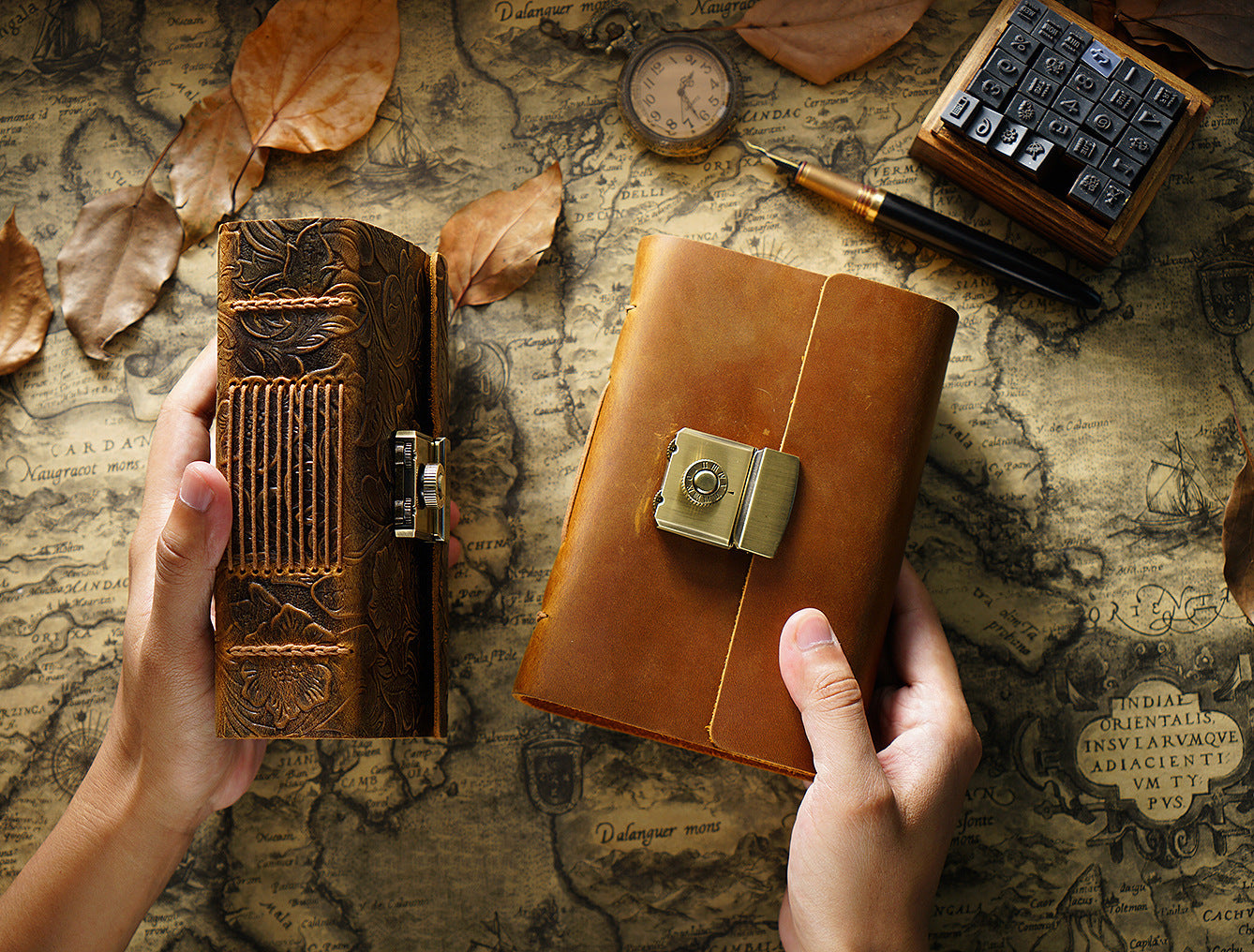 Vintage Journal Notebook | Password Protected | Premium