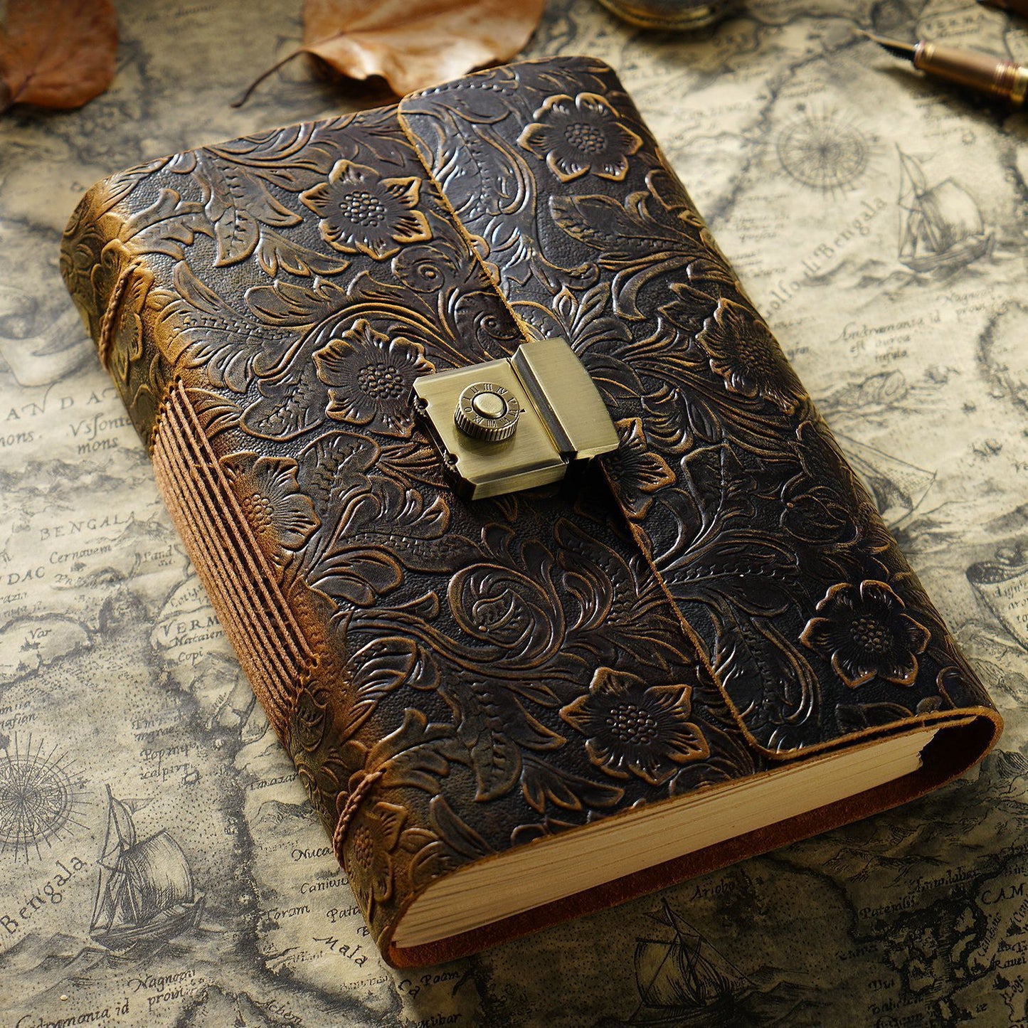 Vintage Journal Notebook | Password Protected | Premium