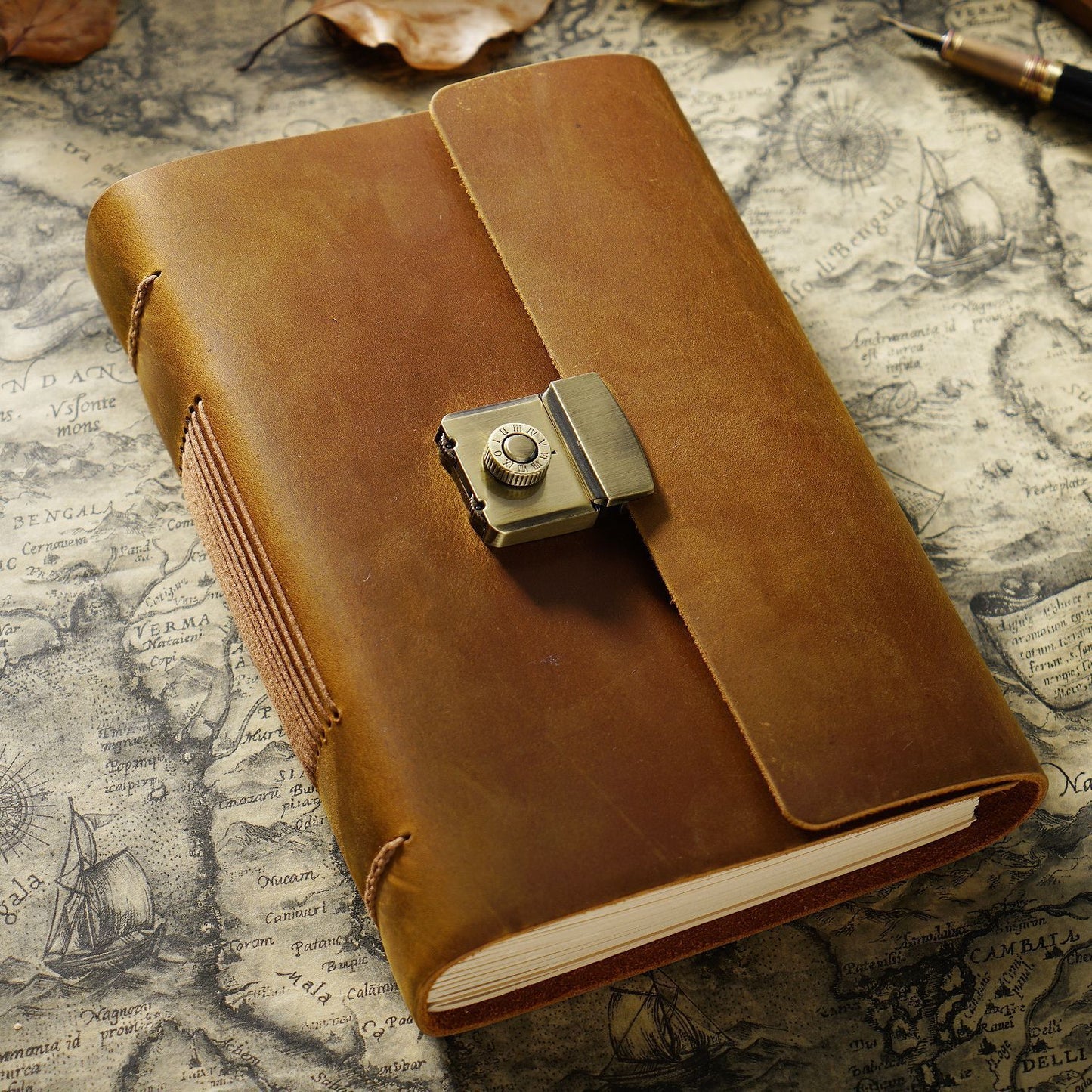 Vintage Journal Notebook | Password Protected | Premium
