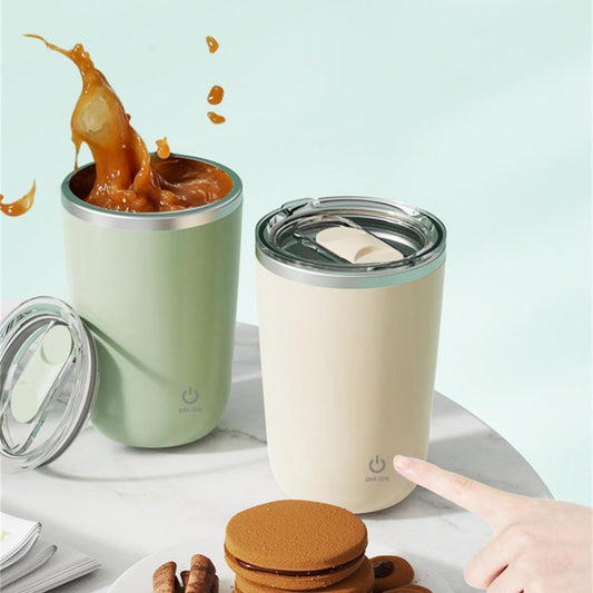 Self-Mixing Rechargeable Mug for Coffee & More | 350ml |Stainless Steel