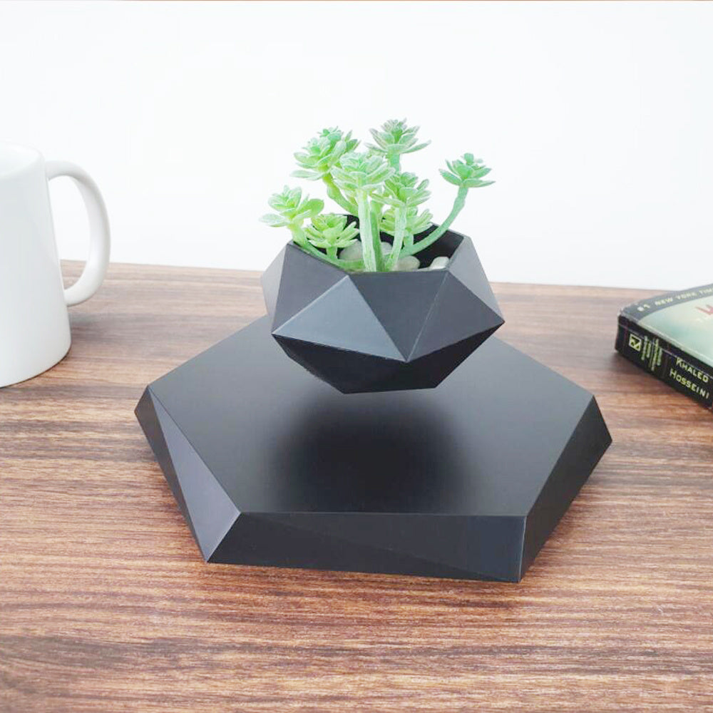 Levitating Flower Pot | For Home Office | Magnetic